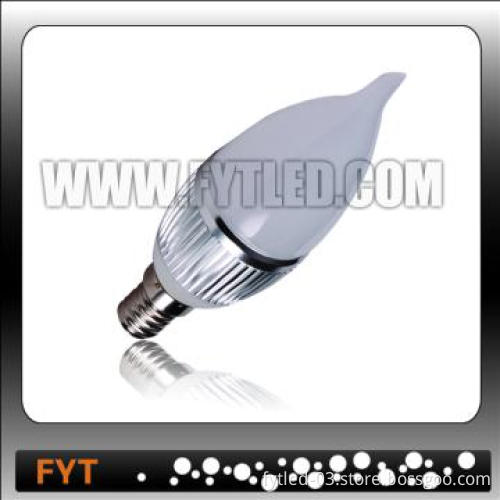 CE, RoHS certificated E14 3W LED candle bulb